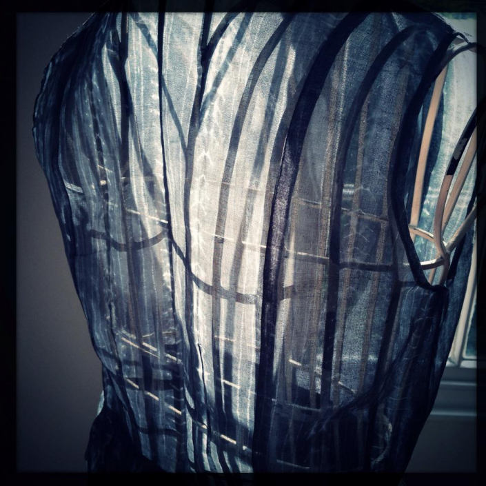 Organza Shibori Shirt