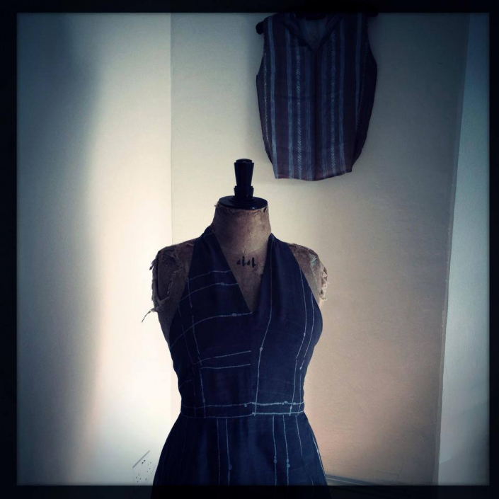 Batik Organza Dress