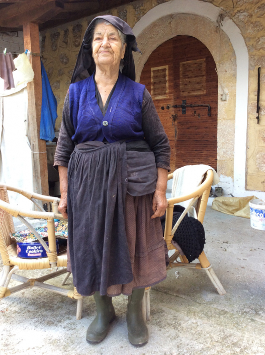 Andrigoni- Typical wear of headscarf