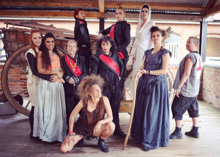 Left to Right. Top: Alonso, Sebastian, Ariel. Middle: Ferdinand, Miranda, Gonzalo, Antonio, Prospero, Stephano. Bottom: Caliban